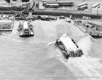 AP1-88 hovercraft at Ryde hoverport -  (credit: The <a href='http://www.hovercraft-museum.org/' target='_blank'>Hovercraft Museum Trust</a>).